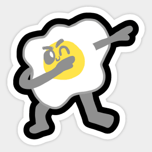 Dancing Steppes Rocking Beaten Dances Fried Egg Sticker